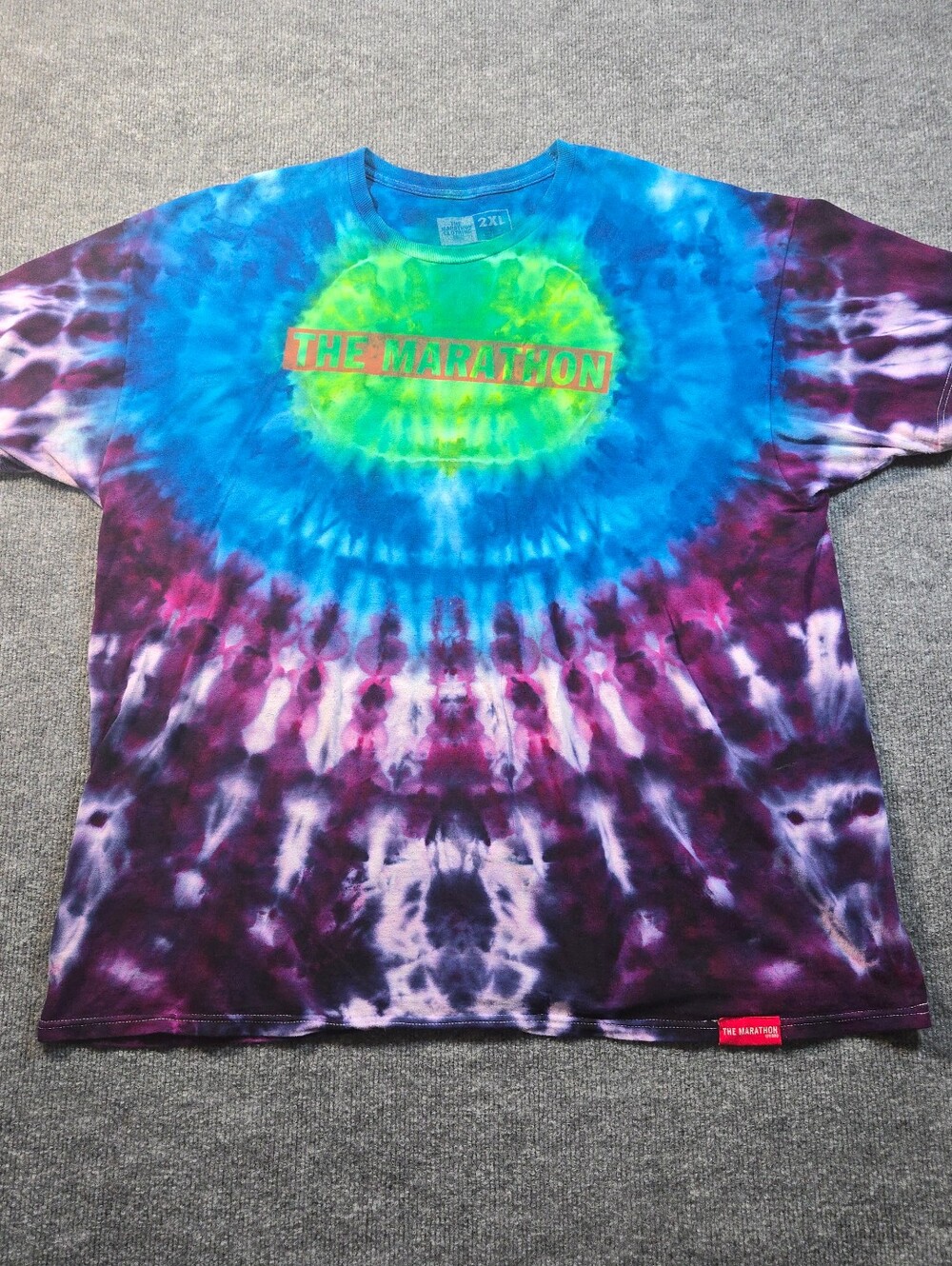 The Marathon Clothing TMC Upcycled Tie Dye Graphic T-Shirt 2XL